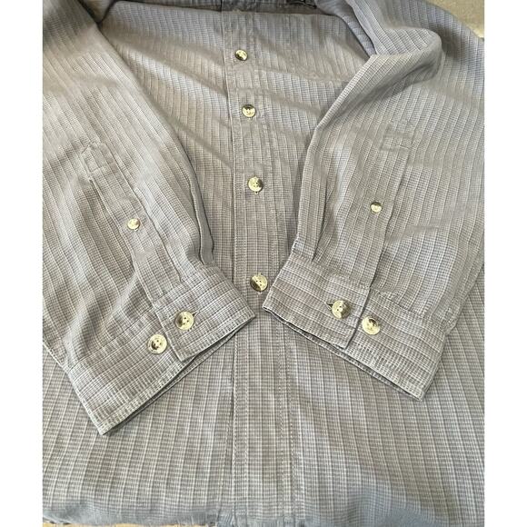 The North Face ATH6 Button Front Quick Dry Long Sleeve Gray Shirt Men’s Large - Picture 7 of 15